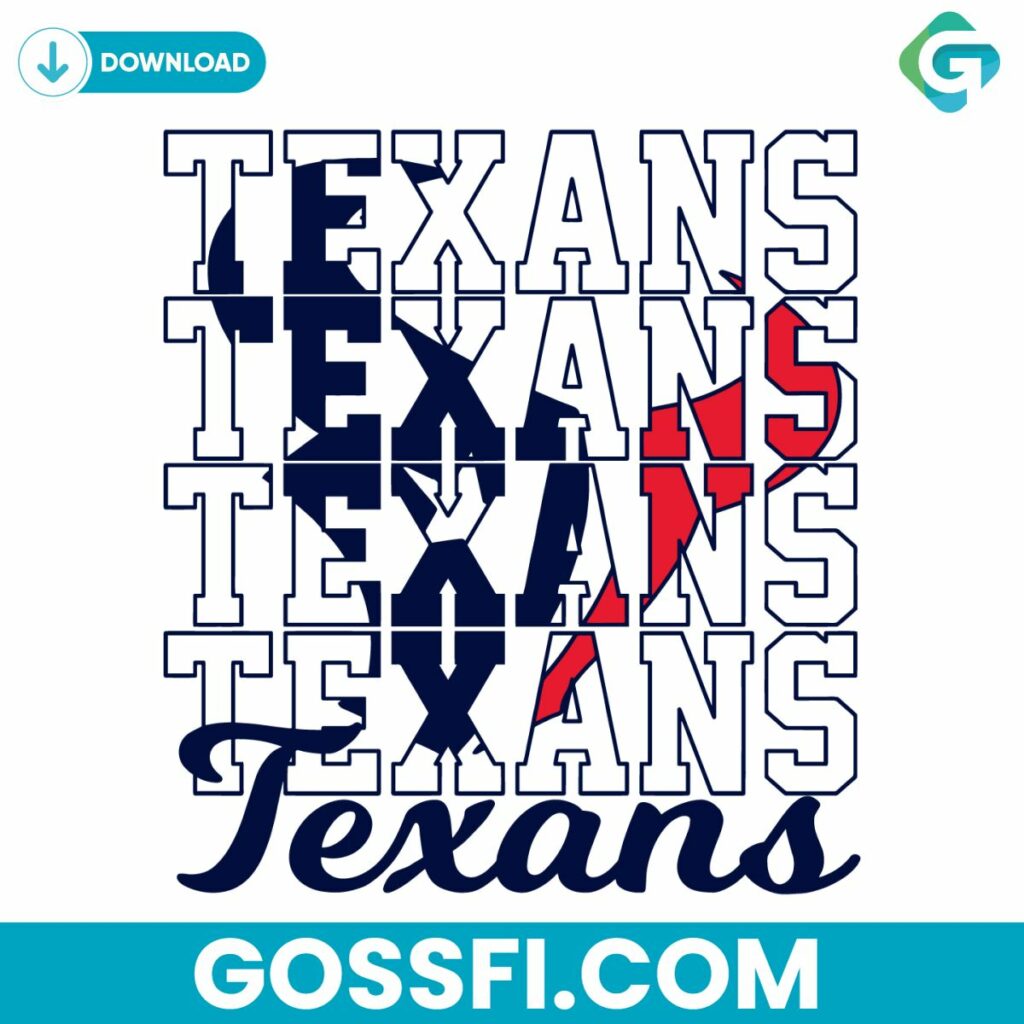 Texans Houston Football Logo Svg Digital Download